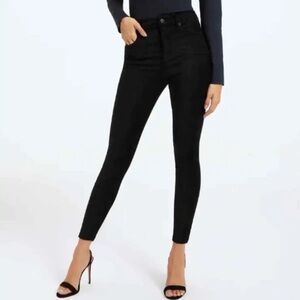 Good American - Black Faux Suede Good Legs Pants